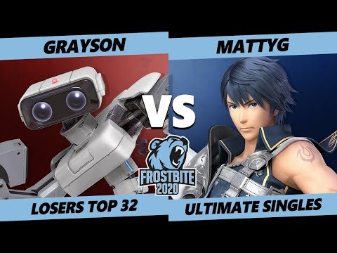 Frostbite 2020 SSBU Losers Top 96 - FRKS | Grayson (ROB) Vs. djb | MattyG (Chrom) Ultimate Singles