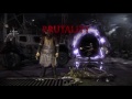 Mortal Kombat X - Secret Winning Animation for Butcher Leatherface' Brutality (Read Description)