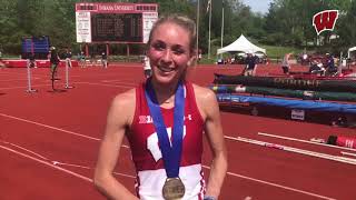 Taylor Amann Wins Big Ten Outdoor Pole Vault Championship