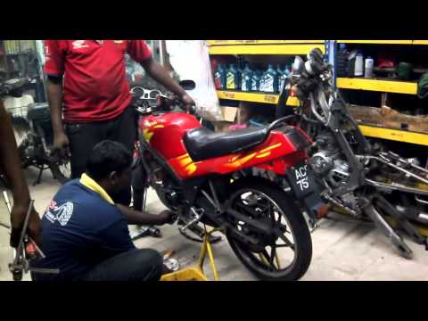 Panther Bike (TXR 150) Accelerating Sound.rm