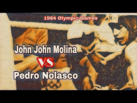 John John Molina (PUR) vs Pedro Nolasco (DOM)1984 Los Angeles Olympic games