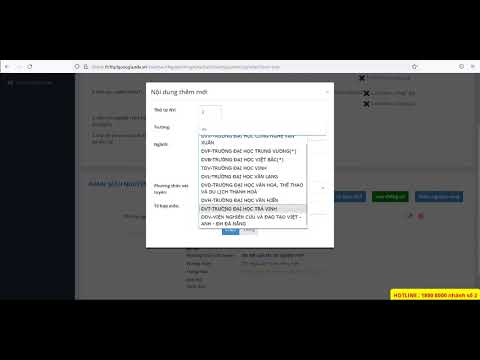 Video Hướng dẫn chi tiết đăng ký xét tuyển đại học, cao đẳng đợt 1 năm 2022 - Tuyển sinh TVU