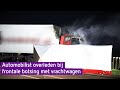 Dode door aanrijding tussen auto en vrachtwagen