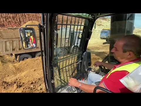 Caterpillar 385C Excavator Loading Trucks - Operator View - Sotiriadis/Labrianidis Mining Works