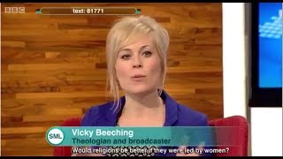 Vicky Beeching on Sunday Morning Live: Women bishops panel debate, Nov 24th 21013