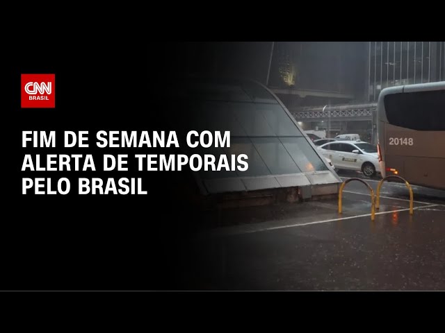 Sábado será de chuva generalizada na cidade de São Paulo, diz CGE | AGORA CNN