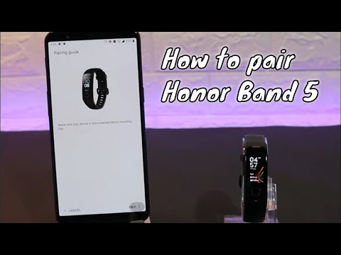 How to connect Honor Band 5 with Android Huawei Health App