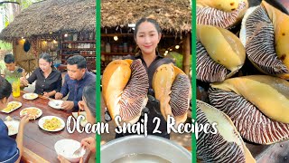 Mommy Chef Cooking: Ocean Snail prepared by Chef Sros for 2 recipes | Cooking with Sros