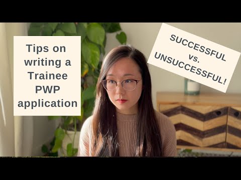 Tips on writing a trainee Psychological Wellbeing Practitioner (PWP) application