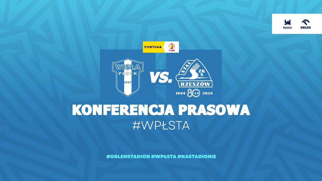 Wisła Płock vs. Stal Rzeszów [KONFERENCJA PRASOWA NA ŻYWO]