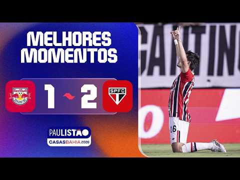 RED BULL BRAGANTINO 0 X 2 SÃO PAULO | MELHORES MOMENTOS | QUARTAS | PAULISTÃO CASAS BAHIA 2026