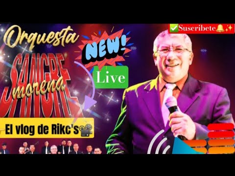 ✅️💥🕺💃🌲🎊SUPER BAILONGO CON ORQUESTA SANGRE MORENA EN VIVO EN El vlog de Rick's 🇳🇮🎉📽💥