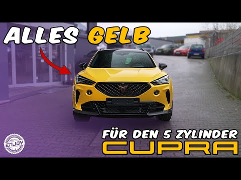 ALLES GELB für den Cupra Formentor VZ5 | Audi RS3 PPF | Kawasaki ER-6f | Enjoy Fahrzeugfolierung