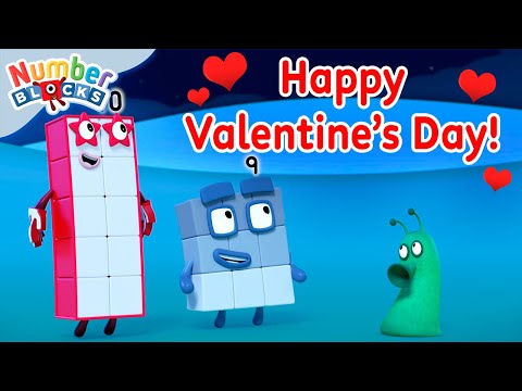 Valentine's Day! 💖 | Numberblocks Full Episodes Compilation | 123- Numbers Cartoons For Kids - Kingdom Kids Zone, Little Learners - Numberblocks