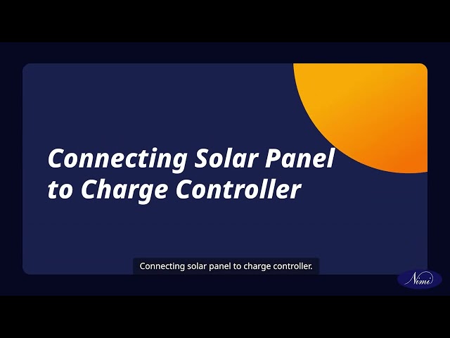 Install a solar Panel to charge a rechargeable 12 V DC Battery