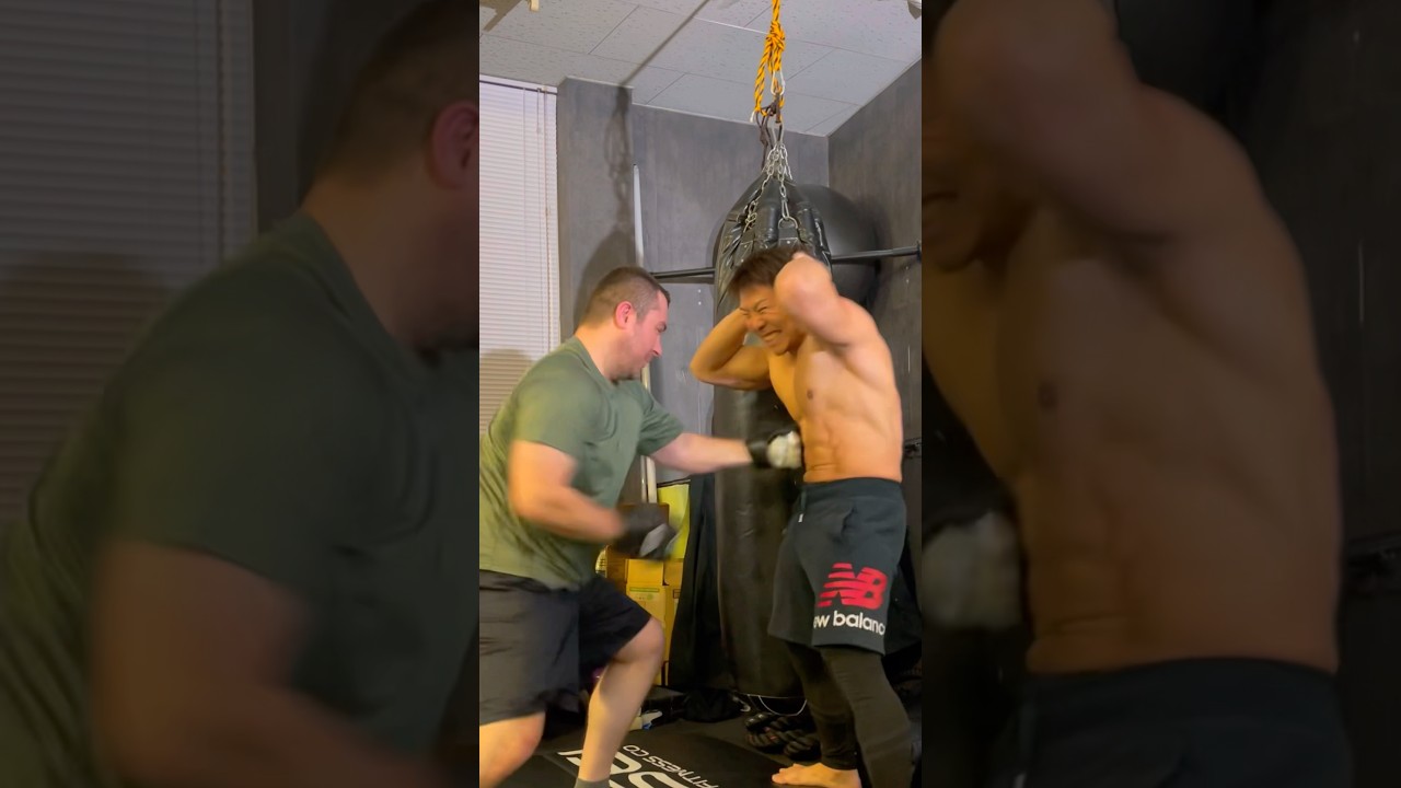 ロシアンパンチで久しぶりのボディ打ち #mma #格闘技 #ボディ打ち #bodyshots #空手 #ボクシング #キックボクシング #boxing #muaythai #護身術 #喧嘩 #筋トレ