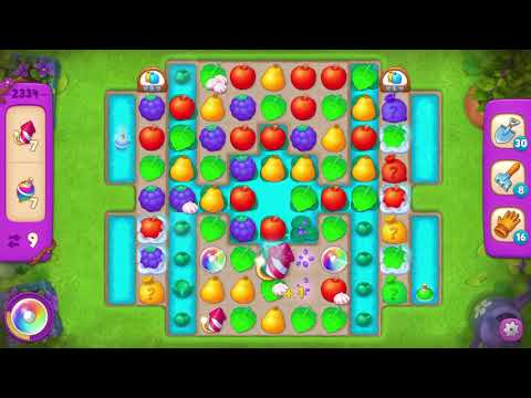 Gardenscapes Level 2334 With No Boosters - Super Hard Level - Bonus Scene With Austin