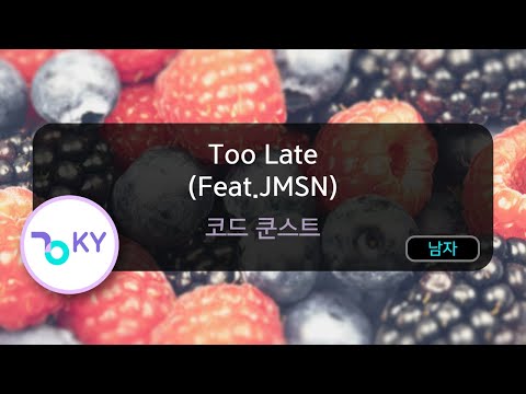 Too Late (Feat.JMSN) - 코드 쿤스트(CODE KUNST) (KY.94696) / KY KARAOKE