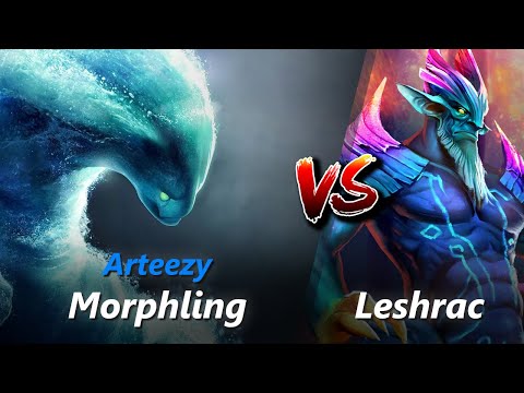 Arteezy safelane Morphling vs Leshrac/Tiny | First 10 minutes