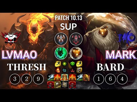 JDG LvMao Thresh vs DMO Mark Bard Sup - KR Patch 10.13