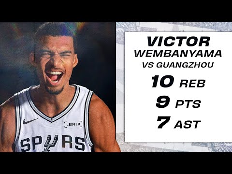 WEMBY'S FIRST GAME BACK!