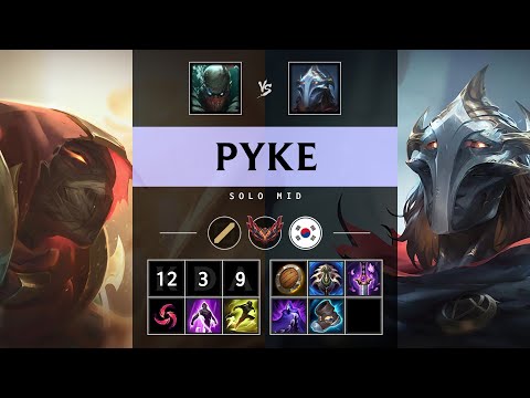 Pyke Mid vs Viktor - KR Grandmaster Patch 25.07