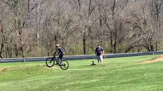 Flow checking Ewing Park's flow trail Grave Digger