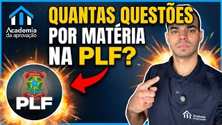 How many questions per subject should be on the PLF exam?