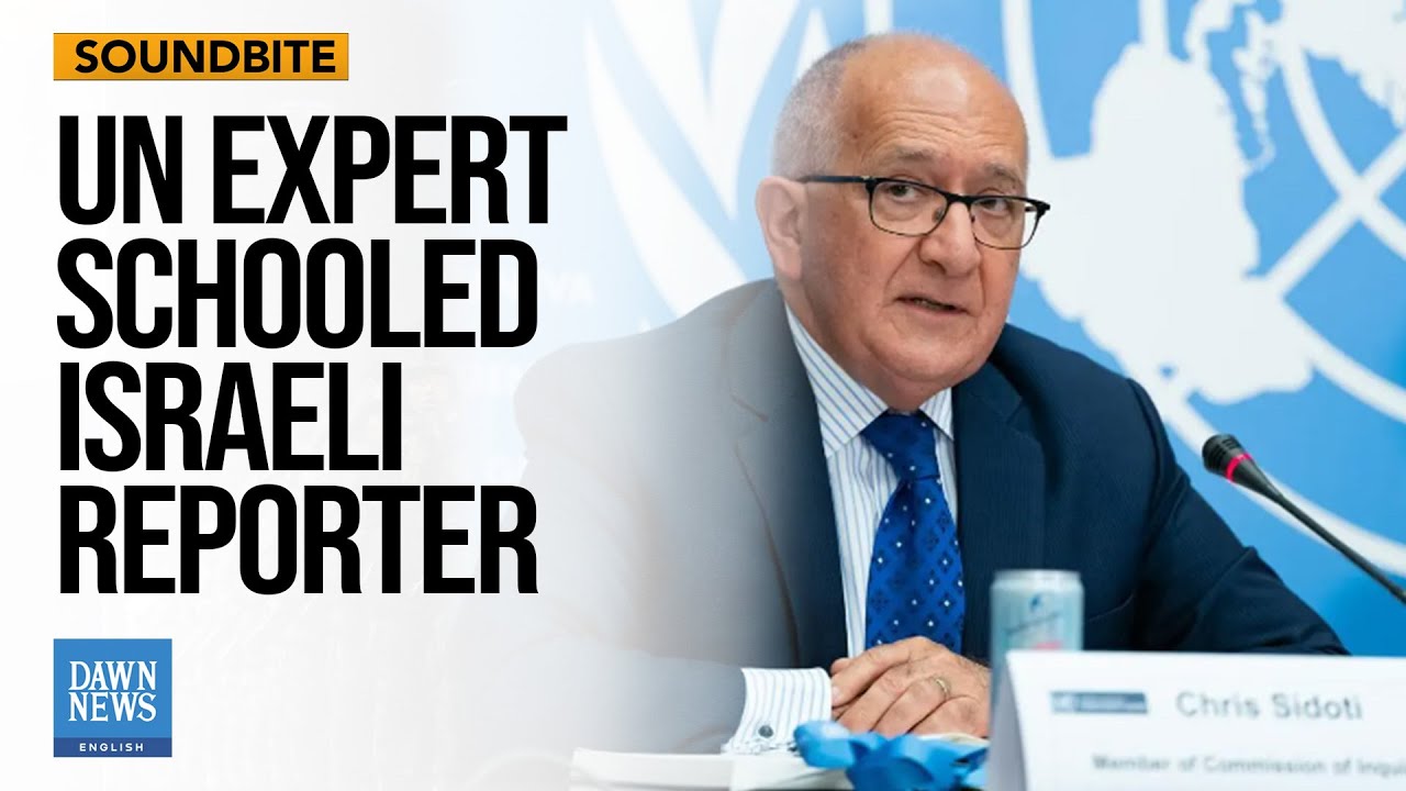 Conflict in Gaza is an “Israeli terrorism creation Factory”: UN investigator | Dawn News English