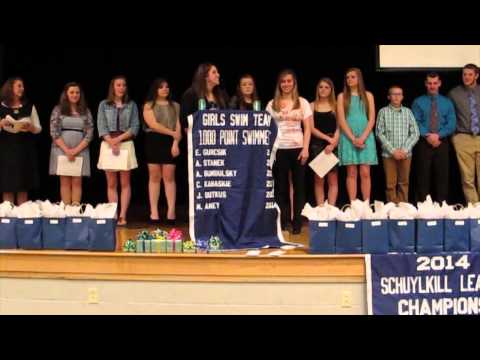 Tamaqua Swim Team Awards, Auditorium, Tamaqua, 3-28-2014, TamaquaArea.com