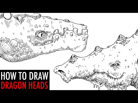 How to Draw Dragons - Heads Part 1