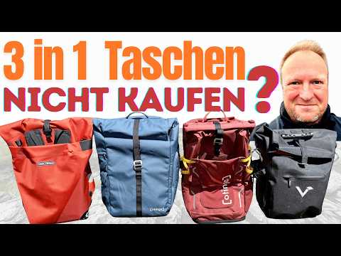 3in1 Fahrradtaschen – Warum du fast immer falsch kaufst! (Ortlieb, Otinga & Valkental im Test)