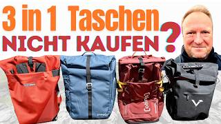 3in1 Fahrradtaschen – Warum du fast immer falsch kaufst! (Ortlieb, Otinga & Valkental im Test)