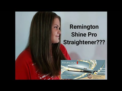 Remington Straightener? Shine Pro Therapy infused with...