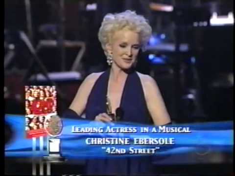 Christine Ebersole wins 2001 Tony Award for Best Actress in a Musical