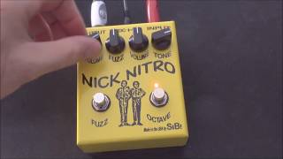 Video thumbnail for SiB! Nick Nitro 60's Fuzz Octave Pedal sound Demo by guitarrabluesjazz
