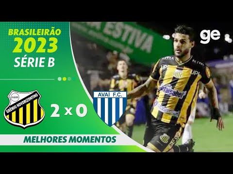 Gols e lances de Novorizontino x Avaí