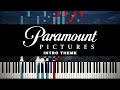 Paramount Pictures Intro 1986 Piano Tutorial