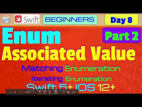 IOS, Swift 5, Interview Theory, Tutorial, #08 P2: Enumeration ( Associated Values )
