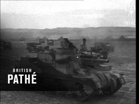 Tank Parade At El Alamein (1942)