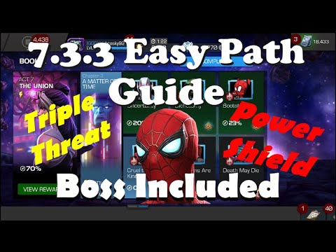 Act 7.3.3 Easy Path & Starky Boss | Power Shield & Triple Threat | Marvel Contest of Champions