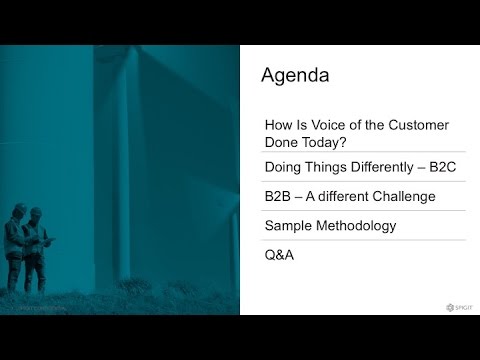 Spigit Webinar: Harnessing the Voice of the Customer