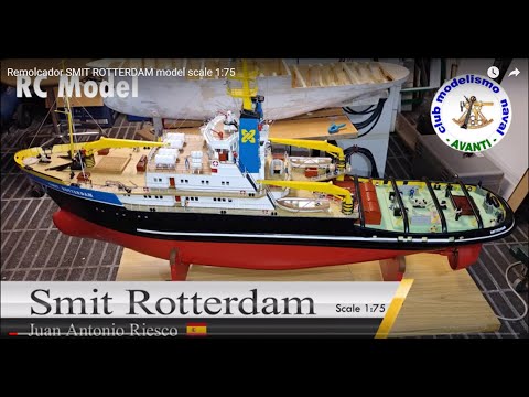 Remolcador  SMIT ROTTERDAM model scale 1:75