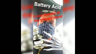 Battery Acid vs Baking Soda - crisis averted!