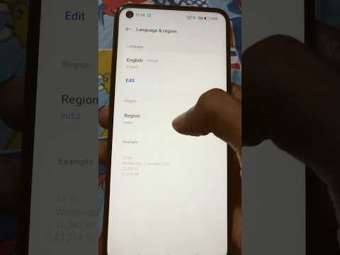 Change Region On Realme Mobile
