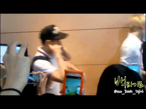 130703 EXO 대구팬싸 퇴근길