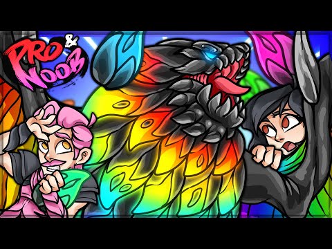 MEET NEW RAINBOW BAZELGEUSE - Pro and Noob VS Monster Hunter Rise! (New Mod Monster & More)