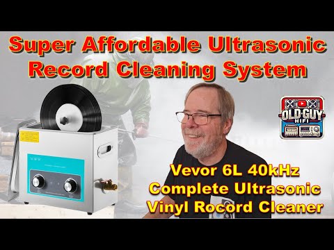 Super Affordable Ultrasonic Record Cleaning System. Vevor 6L 40kHz Complete Ultrasonic Vinyl Cleaner