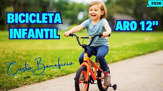 ????Melhor Bicicleta Infantil Custo Benefício 2026: Melhor Bicicleta Infantil Aro 12 de 3 a 7 Anos