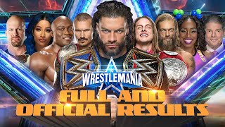 Full WWE WrestleMania 38 Night 2 Results